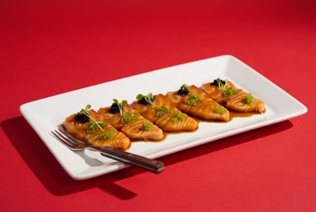 Salmon Crudo.